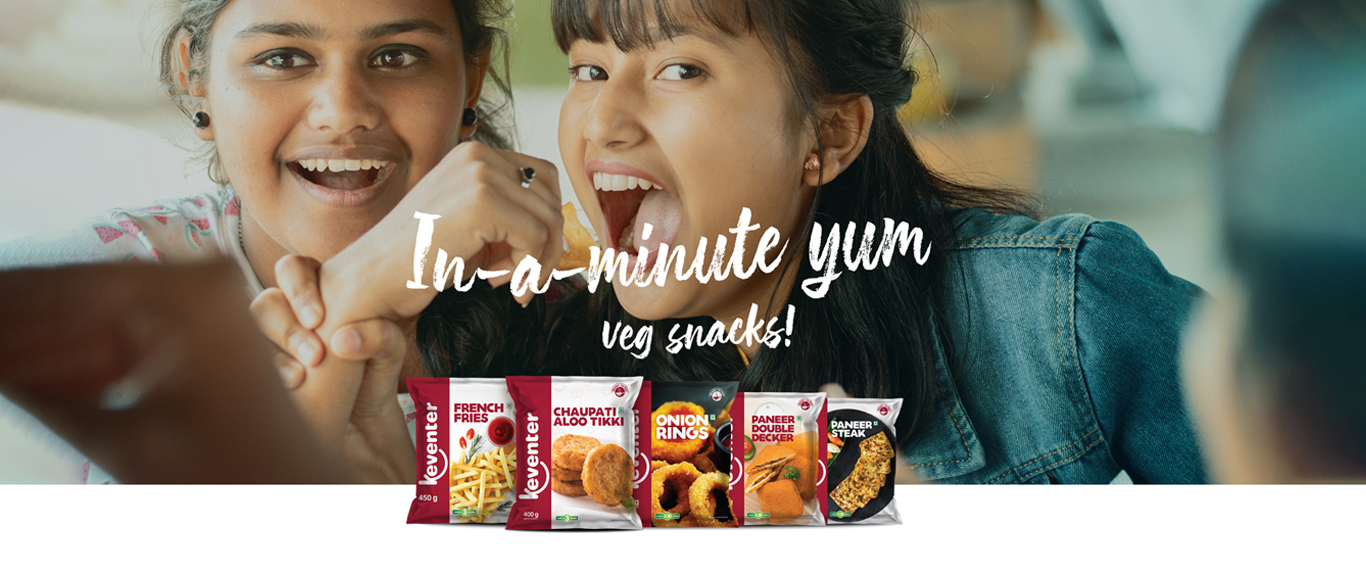 Yummy Veg Snacks in a Minute - Keventer