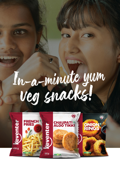 Yummy Veg Snacks in a Minute - Keventer