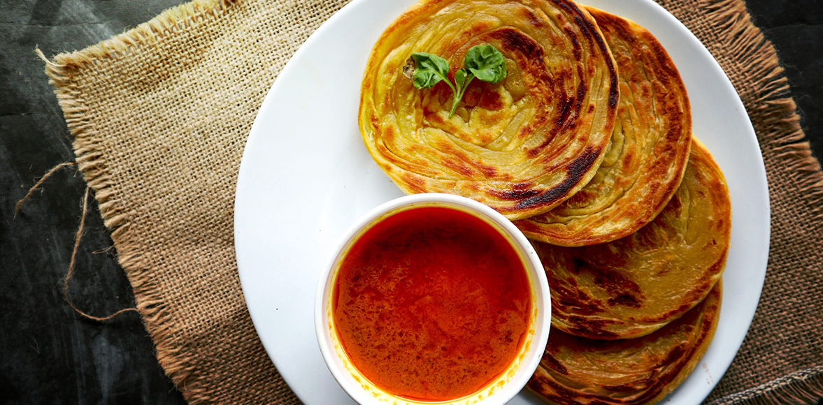 Cook Achari Paratha with Red Chilli Chutney Easily - Keventer