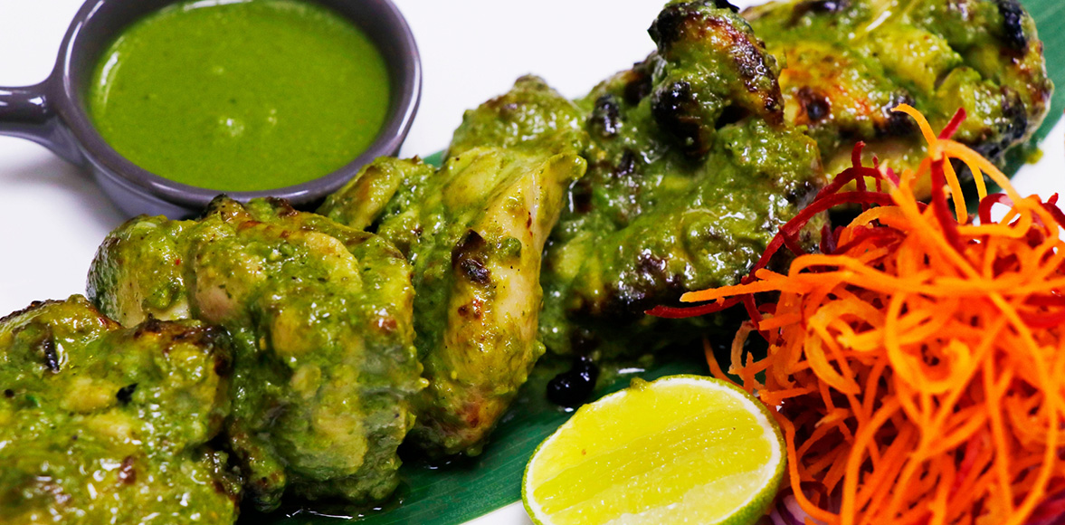 Cook Hariyali Kebab with Green Chutney Easily - Keventer