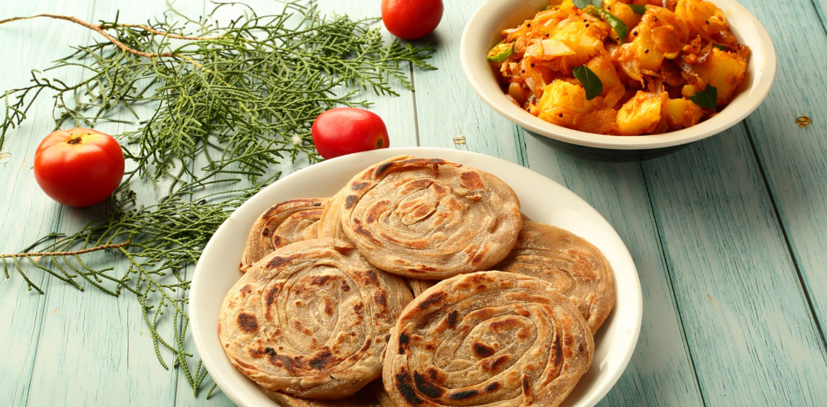 Cook Lachha Paratha with Aloo Ki Sabzi Easily - Keventer