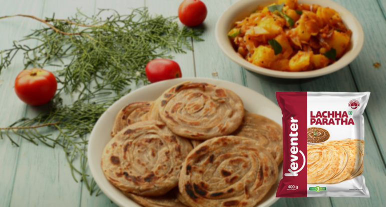 Try Laccha Paratha with Aloo ki Sabzi - Keventer