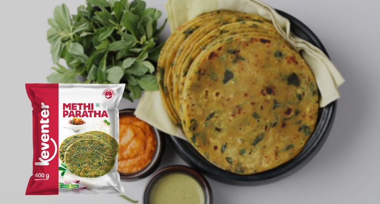 Try Methi Paratha with Salna - Keventer