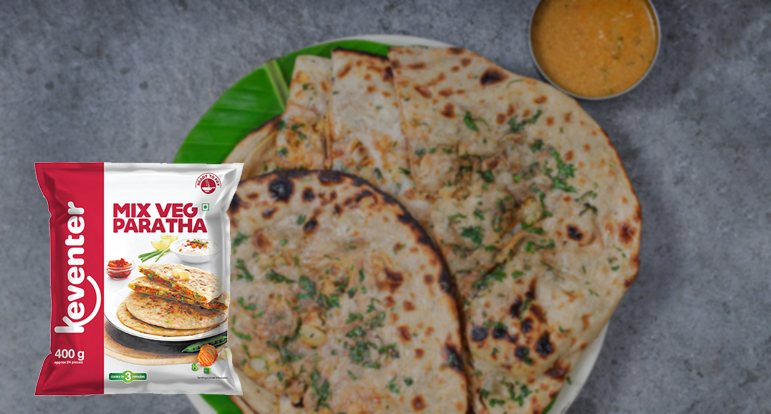 Try Mix Veg Paratha with Veg Raita - Keventer