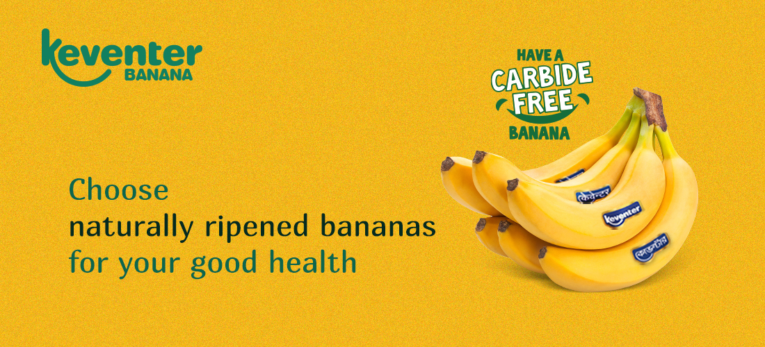 Carbide-free bananas - Keventer